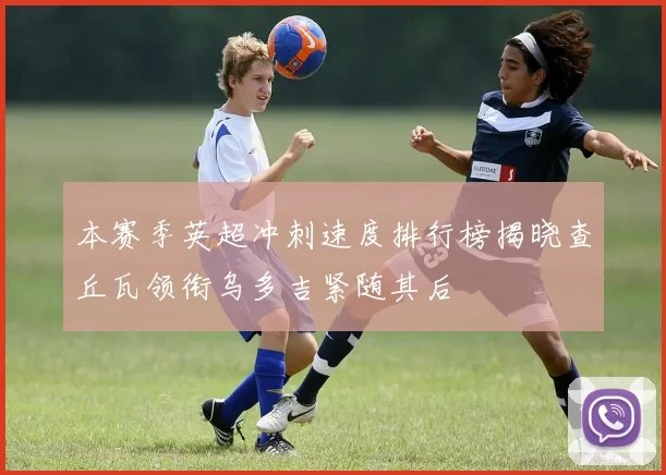 本赛季英超冲刺速度排行榜揭晓查丘瓦领衔乌多吉紧随其后
